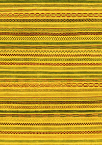 Abstract Yellow Modern Rug, abs2208yw