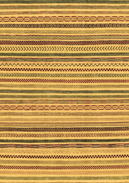 Abstract Brown Modern Rug, abs2208brn
