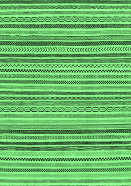Abstract Emerald Green Modern Rug, abs2208emgrn