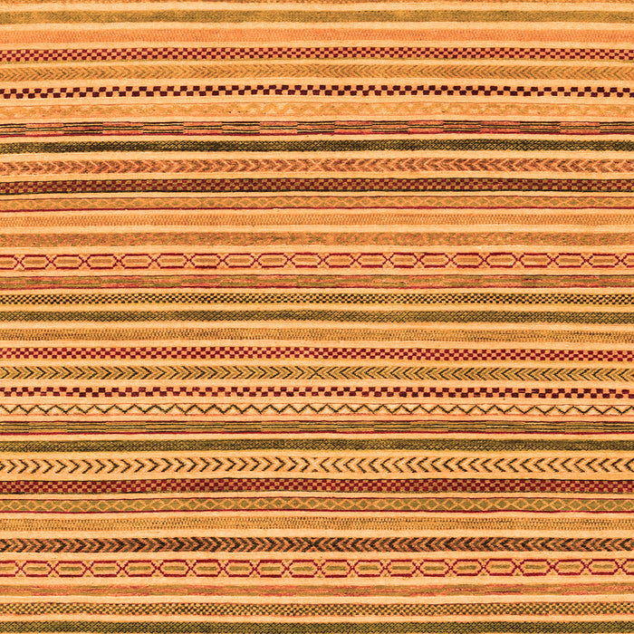 Square Abstract Orange Modern Rug, abs2208org