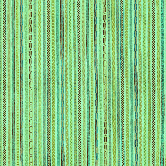 Square Machine Washable Abstract Turquoise Modern Area Rugs, wshabs2209turq