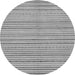 Round Abstract Gray Modern Rug, abs2209gry