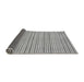 Sideview of Abstract Gray Modern Rug, abs2209gry