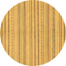 Round Abstract Brown Modern Rug, abs2209brn