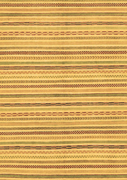 Abstract Brown Modern Rug, abs2209brn