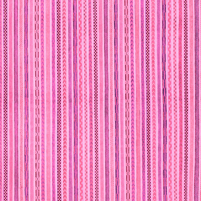 Square Abstract Pink Modern Rug, abs2209pnk