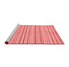 Modern Red Washable Rugs