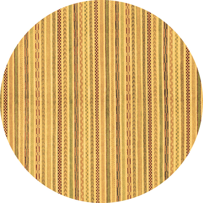 Round Machine Washable Abstract Brown Modern Rug, wshabs2209brn