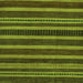 Square Machine Washable Abstract Green Modern Area Rugs, wshabs220grn