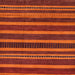 Square Abstract Orange Red Modern Rug, abs220