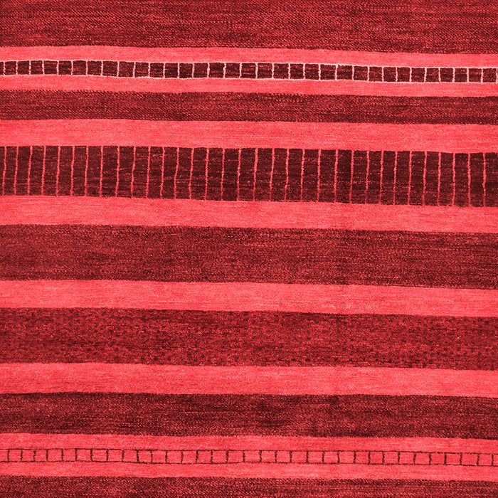 Machine Washable Abstract Red Modern Rug, wshabs220red