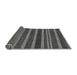 Sideview of Abstract Gray Modern Rug, abs220gry