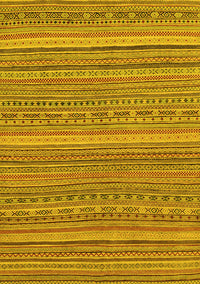 Abstract Yellow Modern Rug, abs2210yw