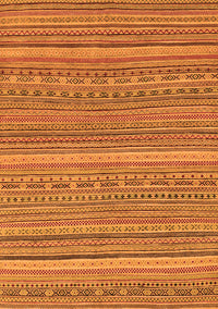 Abstract Orange Modern Rug, abs2210org