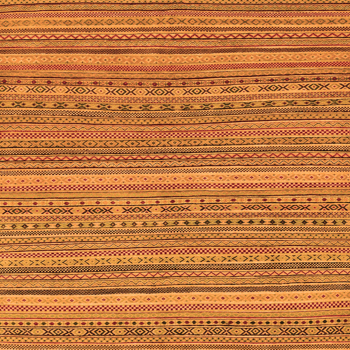 Square Abstract Orange Modern Rug, abs2210org