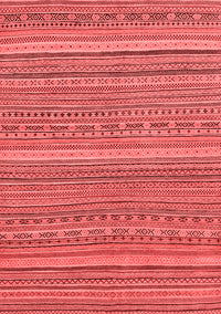 Abstract Red Modern Rug, abs2210red