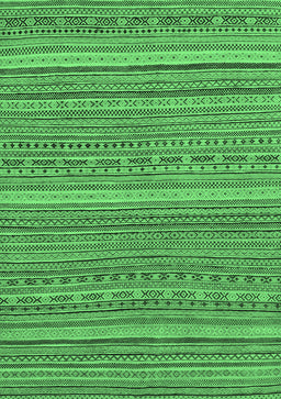Abstract Emerald Green Modern Rug, abs2210emgrn