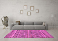 Machine Washable Abstract Purple Modern Rug, wshabs2210pur