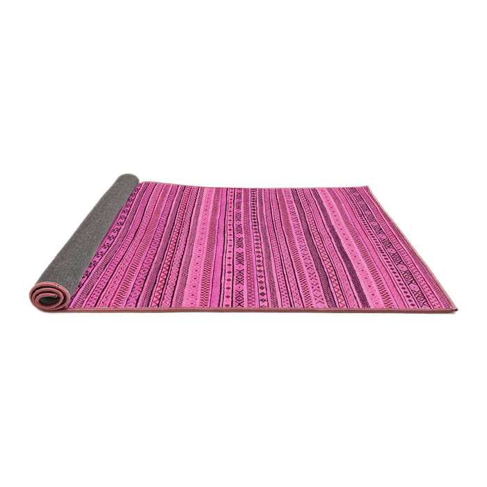Sideview of Abstract Pink Modern Rug, abs2210pnk