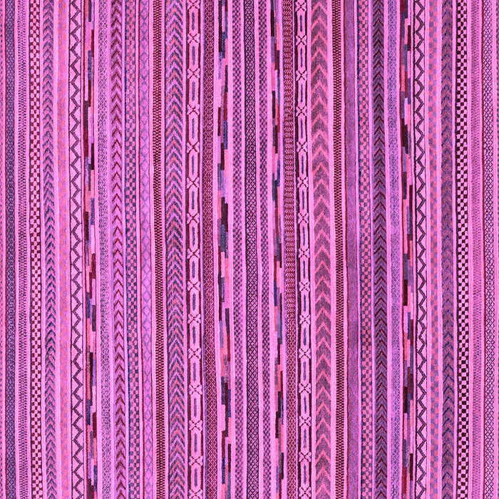 Square Machine Washable Abstract Purple Modern Area Rugs, wshabs2211pur