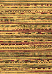 Abstract Brown Modern Rug, abs2211brn