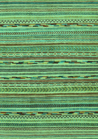 Abstract Turquoise Modern Rug, abs2211turq