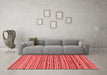 Modern Red Washable Rugs