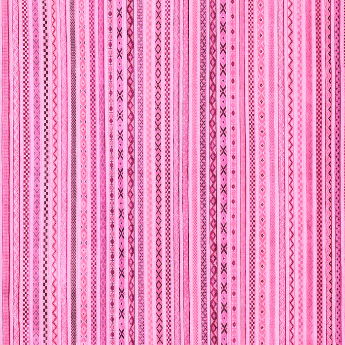 Square Abstract Pink Modern Rug, abs2212pnk
