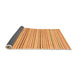 Sideview of Abstract Orange Modern Rug, abs2212org