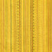 Square Abstract Yellow Modern Rug, abs2212yw