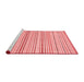 Modern Red Washable Rugs