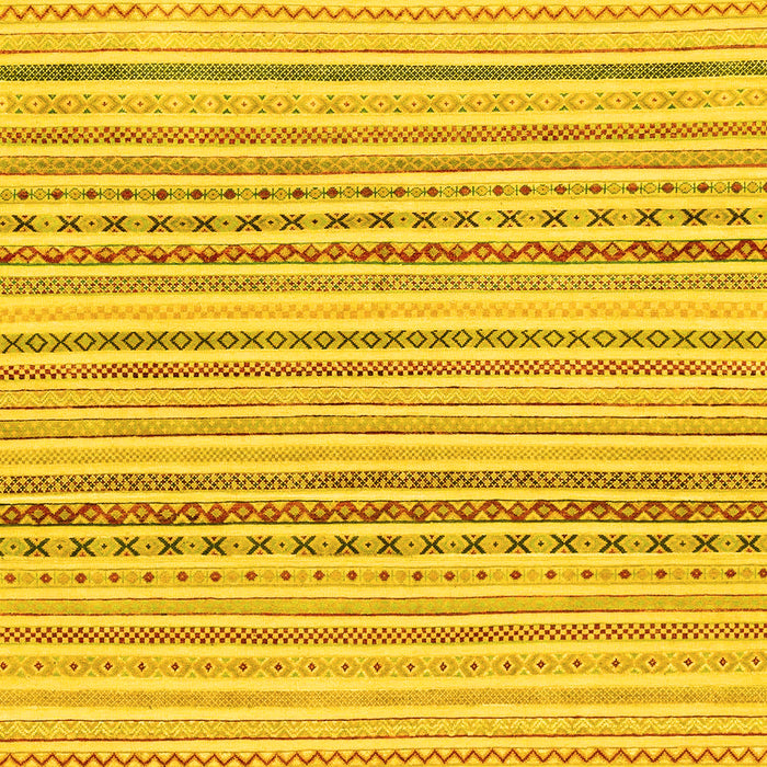 Machine Washable Abstract Yellow Modern Rug, wshabs2212yw