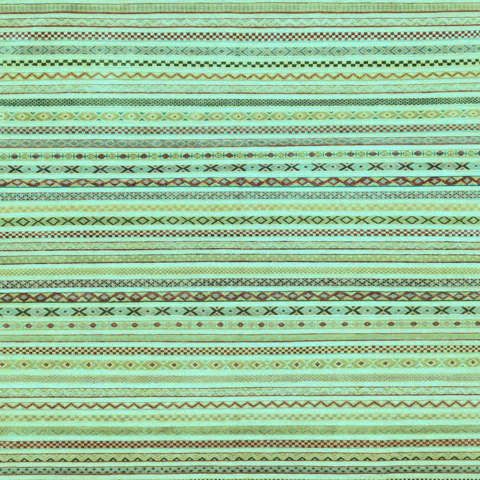 Square Abstract Light Blue Modern Rug, abs2212lblu