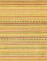 Machine Washable Abstract Yellow Rug, wshabs2212