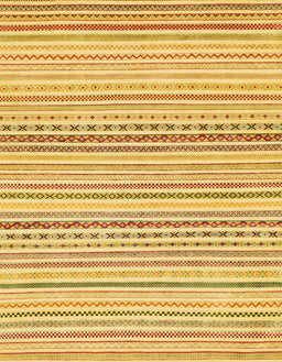 Machine Washable Abstract Yellow Rug, wshabs2212