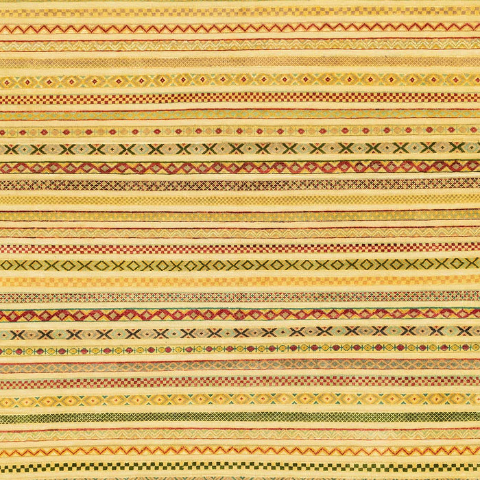 Machine Washable Abstract Yellow Rug, wshabs2212