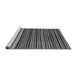 Sideview of Machine Washable Abstract Gray Modern Rug, wshabs2213gry