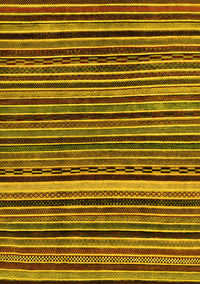 Abstract Yellow Modern Rug, abs2213yw