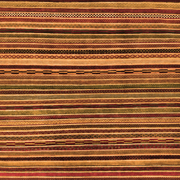 Square Machine Washable Abstract Orange Modern Area Rugs, wshabs2213org