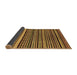 Sideview of Abstract Brown Modern Rug, abs2213brn