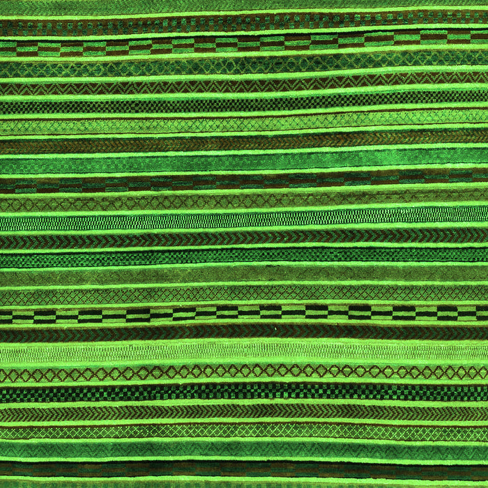 Machine Washable Abstract Green Modern Area Rugs, wshabs2213grn