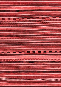 Abstract Red Modern Rug, abs2213red