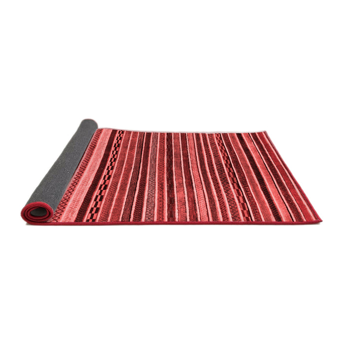 Abstract Red Modern Area Rugs