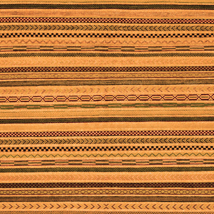 Square Machine Washable Abstract Orange Modern Area Rugs, wshabs2214org