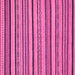 Square Machine Washable Abstract Pink Modern Rug, wshabs2214pnk