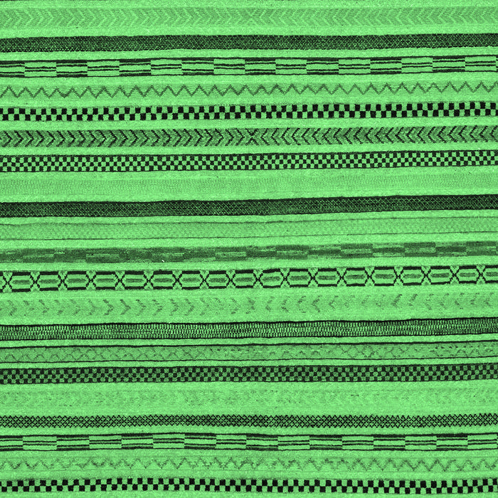 Machine Washable Abstract Emerald Green Modern Area Rugs, wshabs2214emgrn