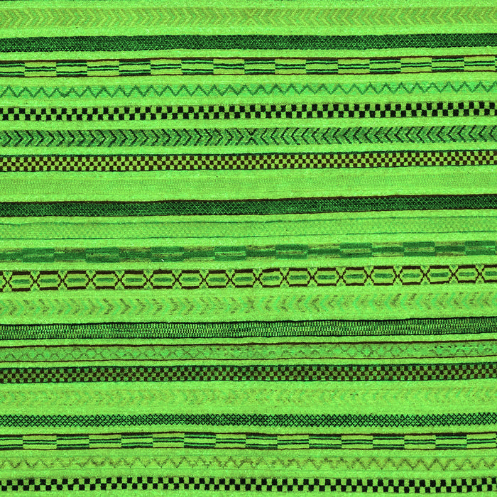 Machine Washable Abstract Green Modern Area Rugs, wshabs2214grn
