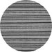 Round Abstract Gray Modern Rug, abs2214gry