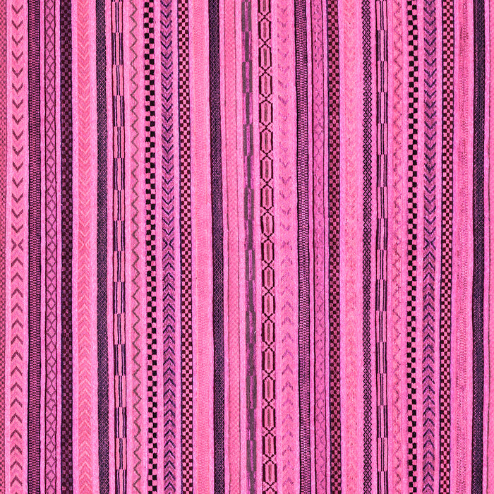 Square Abstract Pink Modern Rug, abs2214pnk
