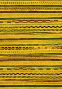 Abstract Yellow Modern Rug, abs2214yw